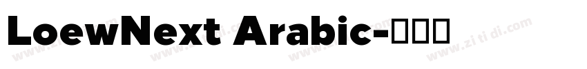 LoewNext Arabic字体转换